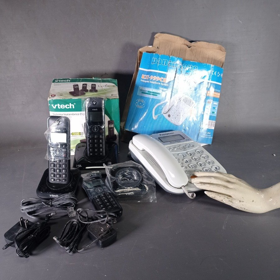 Teléfonos inalámbricos Vtech Lyrix 500-3 y Panasonic KX-T990CH - imagen 6