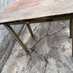Dos Mesas de Madera Rústicas: Redonda y Rectangular - imagen 6