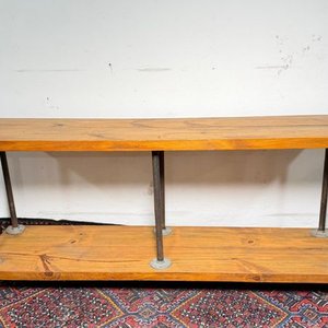 Lote siguiente: Rack de Madera y Caño con Ruedas