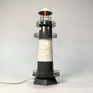 Lote anterior: Velador Tipo Faro Decorativo en Chapa Gris y Blanca - 43 cm