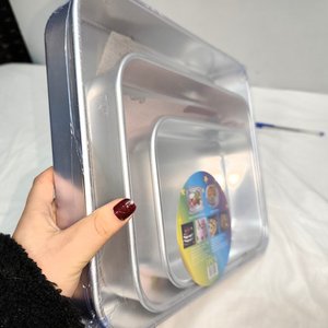 Set de 3 Asaderas Rectangulares Altas de Aluminio - imagen 4