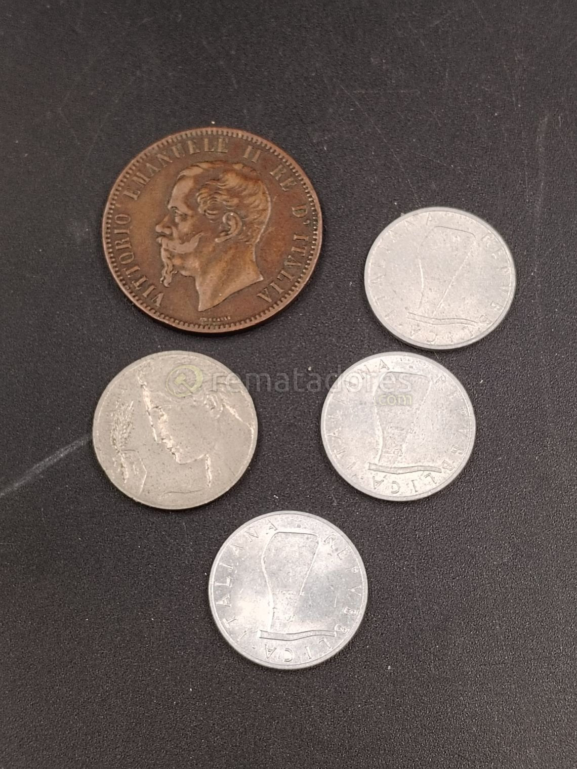 Lote de 5 Monedas Antiguas de Colección