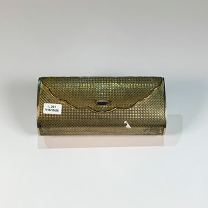 Lote siguiente: Monedero Vintage Metálico Plateado con Espejo Interior