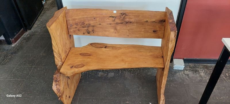 Banco rustico en madera muy lindo - imagen 6