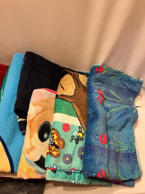 Lote de Toallas Variadas con Diseños Infantiles y Florales
