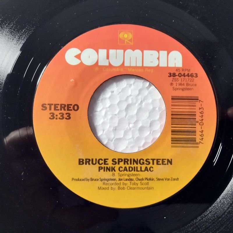Vinilo de Bruce Springsteen: 'Dancing In The Dark' y 'Pink Cadillac' - imagen 4