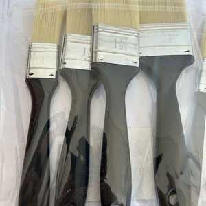 Set de 10 Pinceles para Pintura con Mangos Negros - imagen 2