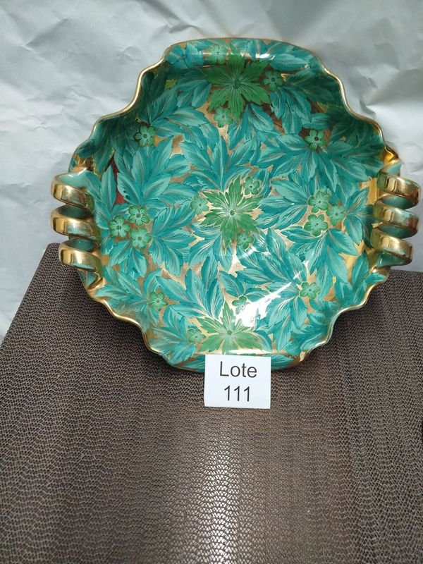 Centro de Mesa o Frutero Vintage de Cerámica Estilo Años 50