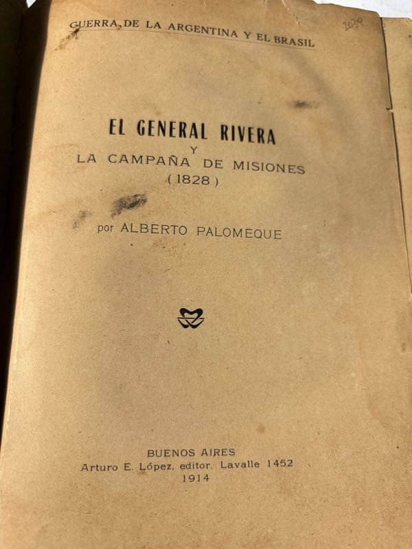 Libro antiguo de Alberto Palomeque sobre la Campaña de Misiones - imagen 3
