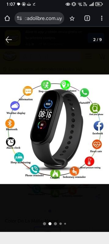 Reloj inteligente con banda - imagen 2