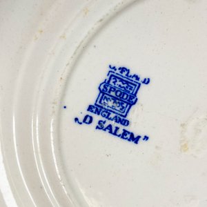 Seis platitos de postre loza Copeland, diámetros 16 cm - imagen 5