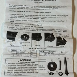 Kit para Instalar Ojalillos en Lona y Otros Materiales - imagen 3