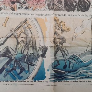 Periódico "La Mosca" de Octubre 1905 - Prensa Satírica Uruguaya - imagen 8