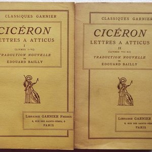 Clásicos Garnier: Cartas a Atticus de Cicerón, Tomos I y II en Francés - imagen 1