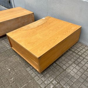 2 Mesas de Living de Roble Americano con Cajón - imagen 8
