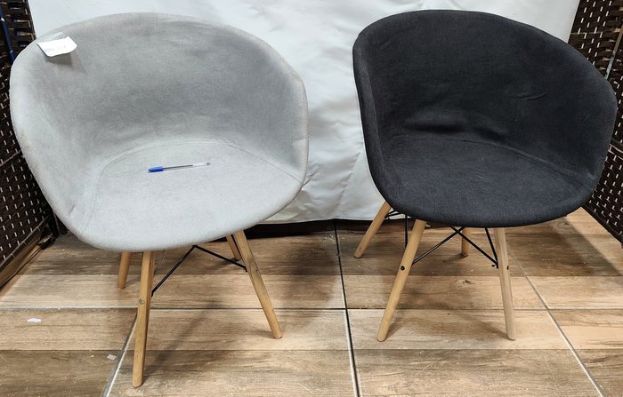Lote anterior: Sillas tapizadas de madera con respaldo redondeado