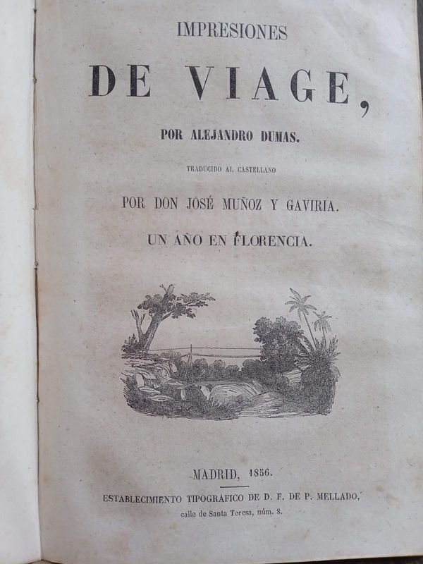 Dos libros antiguos de Alejandro Dumas en un tomo - imagen 3