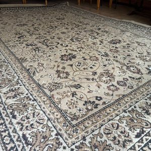 Alfombra Estampada Beige y Marrón 1.90x2.80m - imagen 1