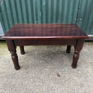 Mesa Ratona Rectangular de Madera Oscura - imagen 2