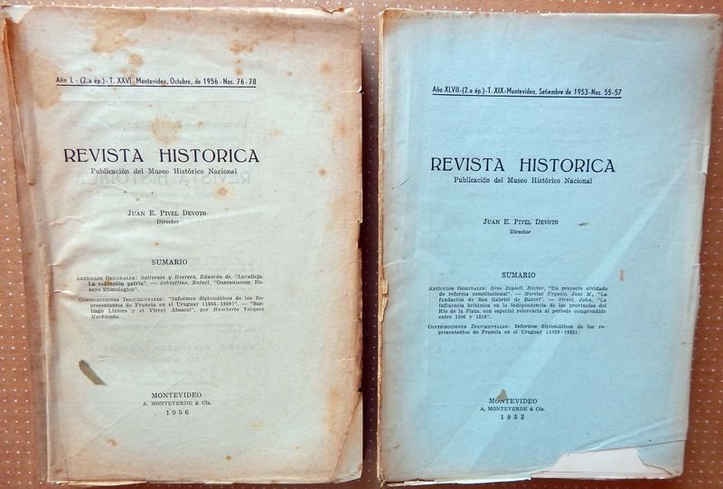 Revista Histórica - Números 55-57 y 76-78 (1953, 1956)