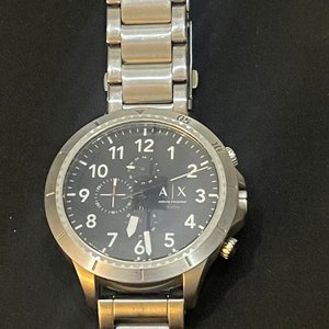 Reloj Armani Exchange AX1750 Cronógrafo Acero Inoxidable Caja Original - imagen 5