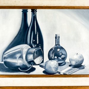 Cuadro Óleo "Naturaleza Muerta" sobre Fibra - 50x33 cm - imagen 2