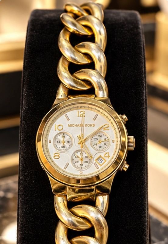 Reloj Michael Kors Cronógrafo Dorado Mujer MK3131
