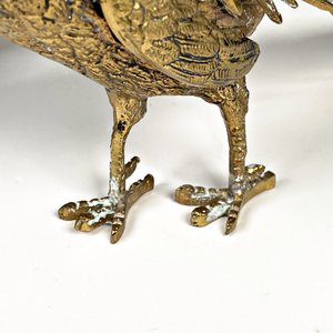 Dos Figuras de Bronce de Faisanes, 30 cm Largo x 17 cm Alto - imagen 5