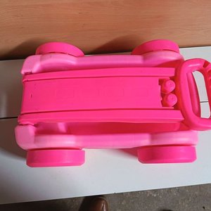 Camioneta Juguete Rosa Plástico - imagen 3