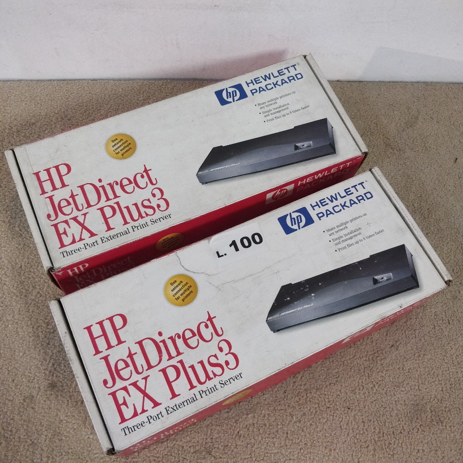 Lote siguiente: Impresora de red HP Jet Direct Puls E