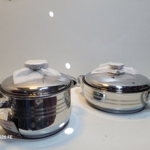 Set de 2 Ollas de Acero Inoxidable Grünhof con Tapa - imagen 2