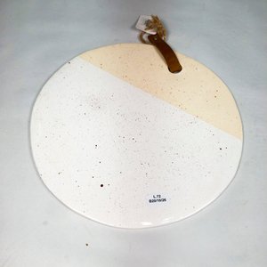 Set de Copetineros de Madera y Tabla Redonda Bicolor de Cerámica - imagen 3