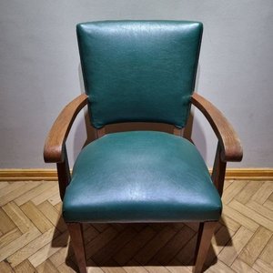 Lote anterior: Sillón de Escritorio Vintage en Madera y Cuero Verde