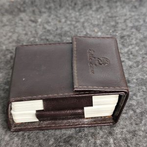 Dos Mazos de Cartas de Poker con Imágenes de Costa Rica y Estuche de Cuero - imagen 3
