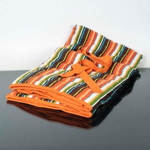 Lona Acolchada para Picnic Rayada con Cintas - imagen 1