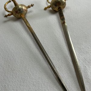 Dos Abrecartas Estilo Espada Española Antigua - imagen 3
