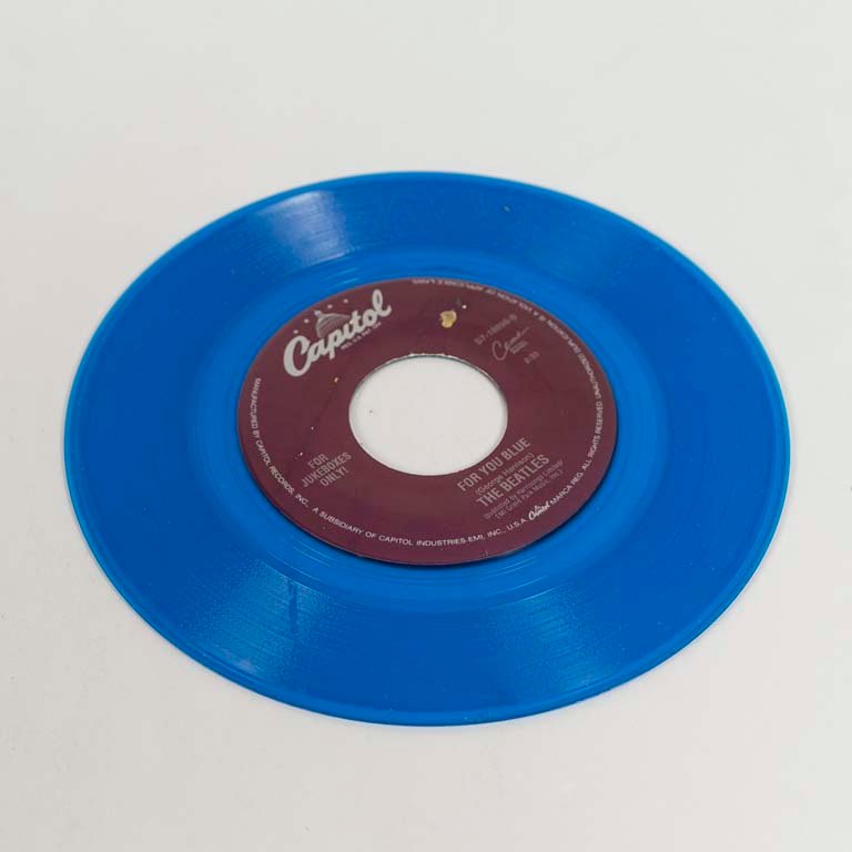 Disco Vinilo Single "For You Blue" The Beatles - Serie Especial Coleccionista Capitol Records