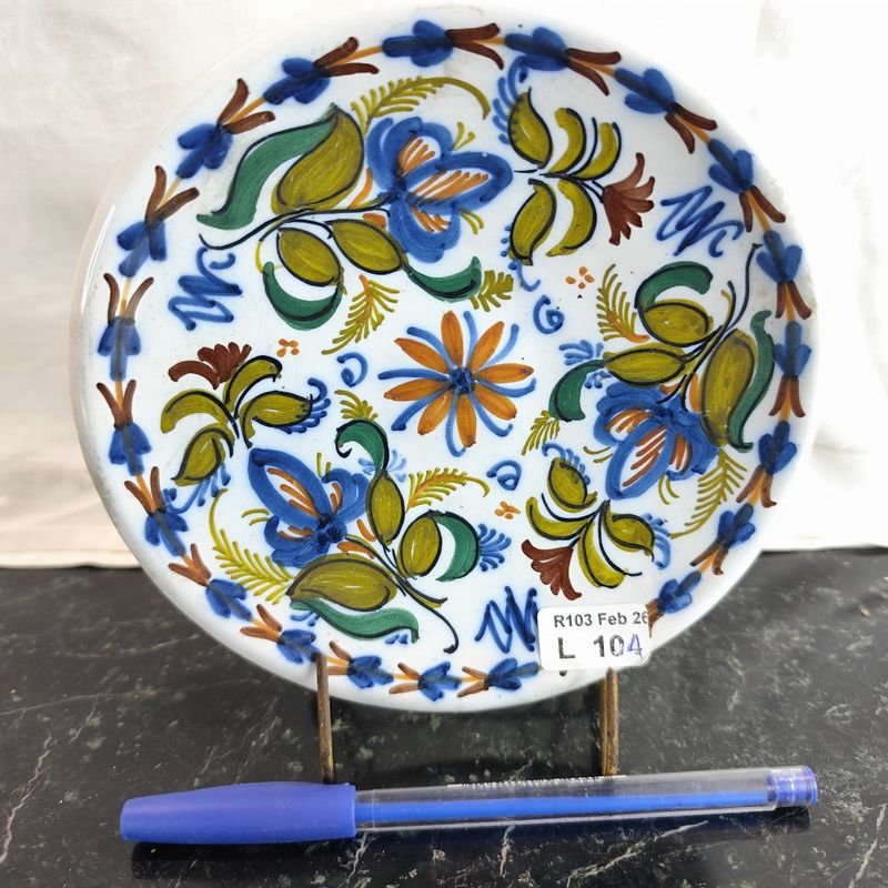 Lote siguiente: Pequeño plato mexicano en loza de 16 cms GUERTES TALAVERA