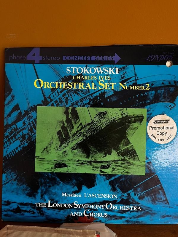 Vinilo de Charles Stokowski con la Orquesta Sinfónica de Londres