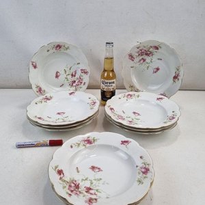 Lote anterior: Juego de 10 Platos Hondos Loza Austriaca M.Z. Austria Diseño Floral Bordes Oro