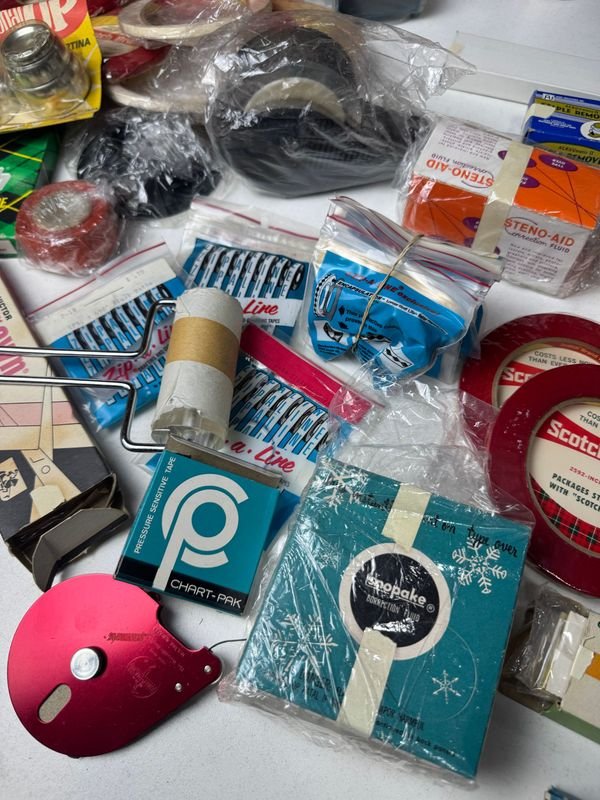 Gran lote de artículos papelería vintage y nuevos - imagen 14