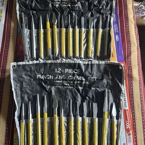 Juego Completo de 24 Cinceles y Punzones para Metal - imagen 1