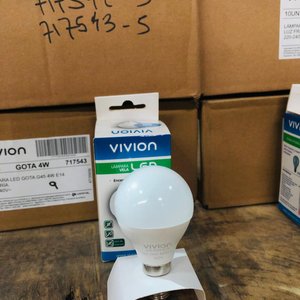 Lámparas LED Gota VIVION 4W (50 Luz Fría, 11 Luz Cálida) - imagen 3