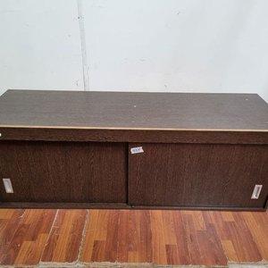 Mueble Modular con 2 Puertas Corredizas Marrón Oscuro - imagen 2