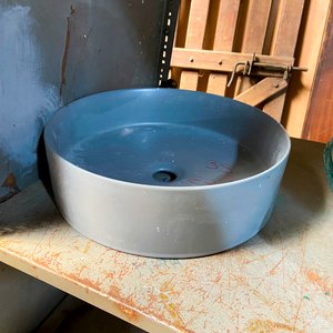 Bacha de Baño Circular Gris Loza 39 cm Diámetro - imagen 2