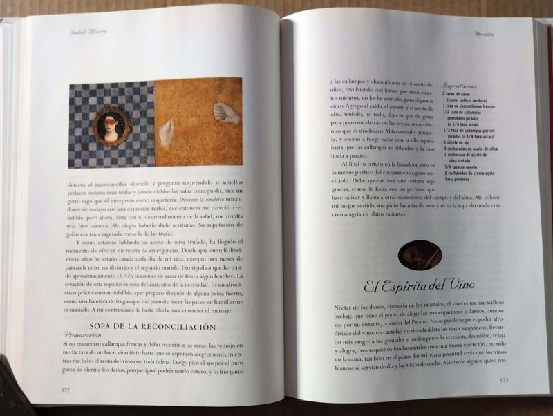 Libro de Isabel Allende - AFRODITA. Cuentos, Recetas y Otros Afrodisiacos. - imagen 6
