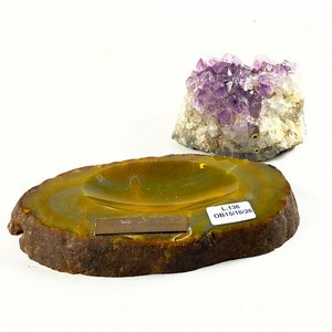 Lote siguiente: Amatista Violeta y Cenicero de Ágata Natural