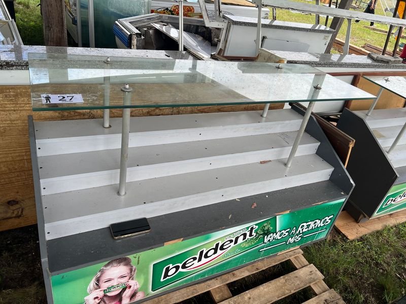 Mostrador Caramelera Beldent Exhibidor Vidrio