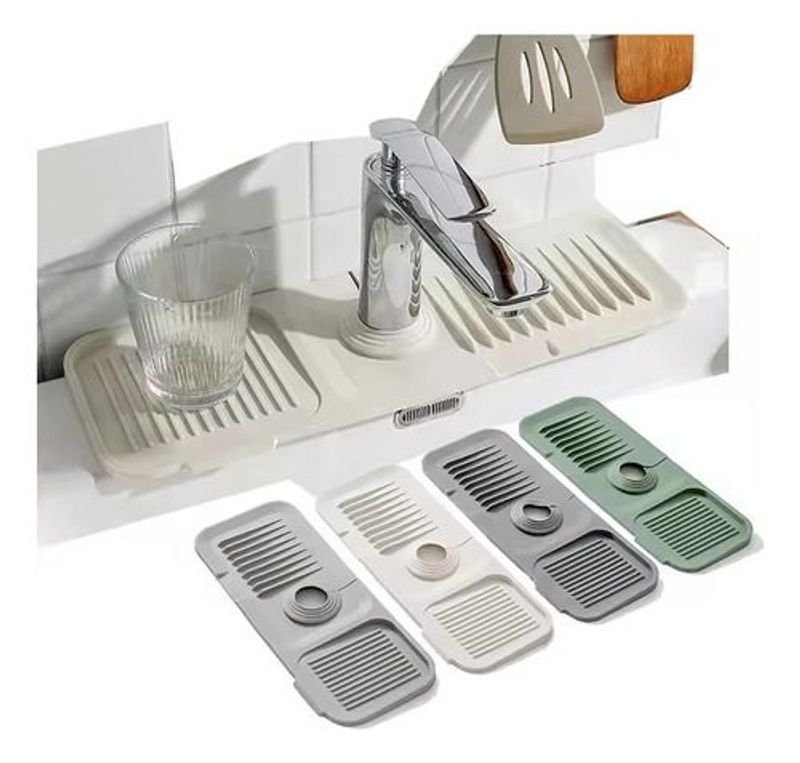 Protector contra salpicaduras de goma para grifo - imagen 1