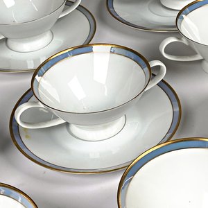 Juego de 19 Piezas de Porcelana Rosenthal para Consomé: Tazas y Platillos - imagen 4